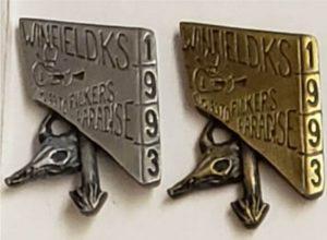 1993 Pewter & Brass Hat Pins
