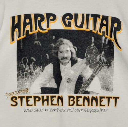 "Harp Guitar, Featuring Stephen Bennett" Tshirt Front