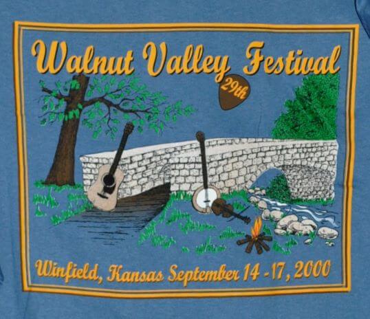 Official 2000 Walunt Valley Festival Landrush T-Shirt