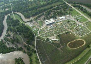 2016 Aerial Photograph of the Winfield Fairgrounds (Postcard Front)