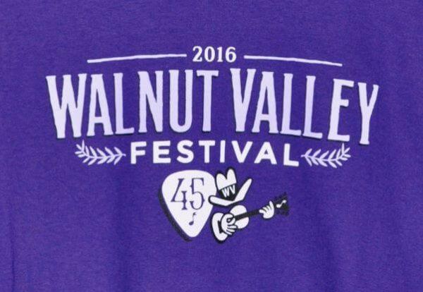 Official 2016 Walnut Valley Festival Worker T-Shirt
