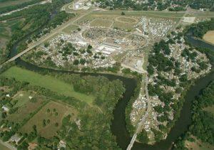 2017 Aerial Photography of the Winfield Fairgrounds (Postcard Front)