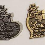 2017 Hat Pin "Walnut Valley Festival, The Legacy Continues, B.L.R, 2017"