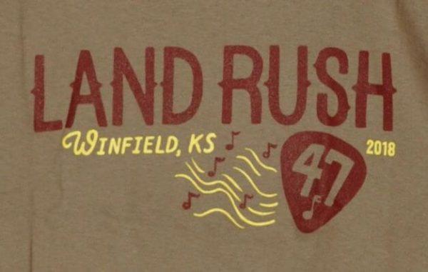 Official 2018 Walnut Valley Festival Landrush T-Shirt