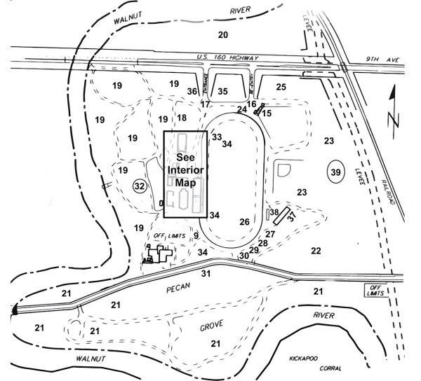 Festival Map Walnut Valley Festival