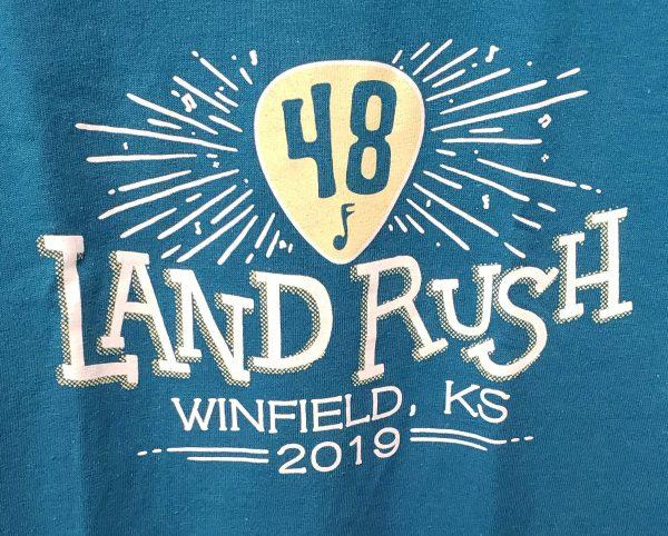 Official 2019 Walnut Valley Festival Landrush T-Shirt