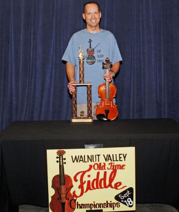 1st Place Fiddle Winner, Jason Shaw (2018)