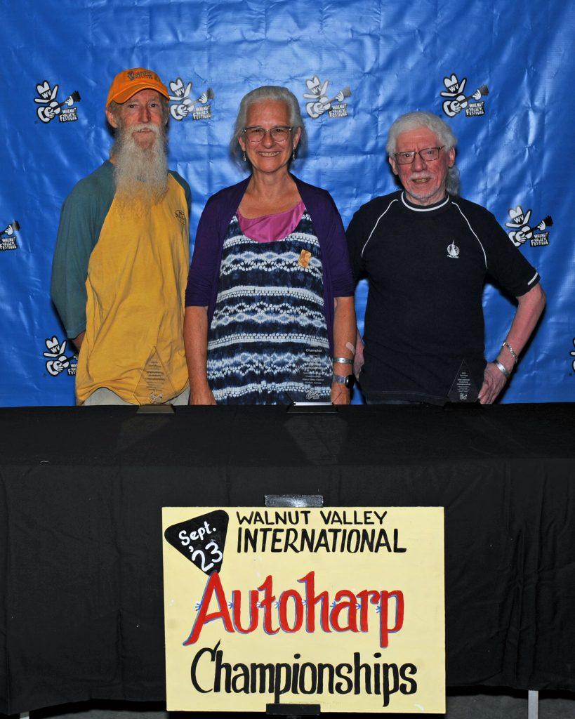Photo Left to Right: 

:     2nd Steve Luper, Champ. Cindy Harris, 3rd George Haig 
