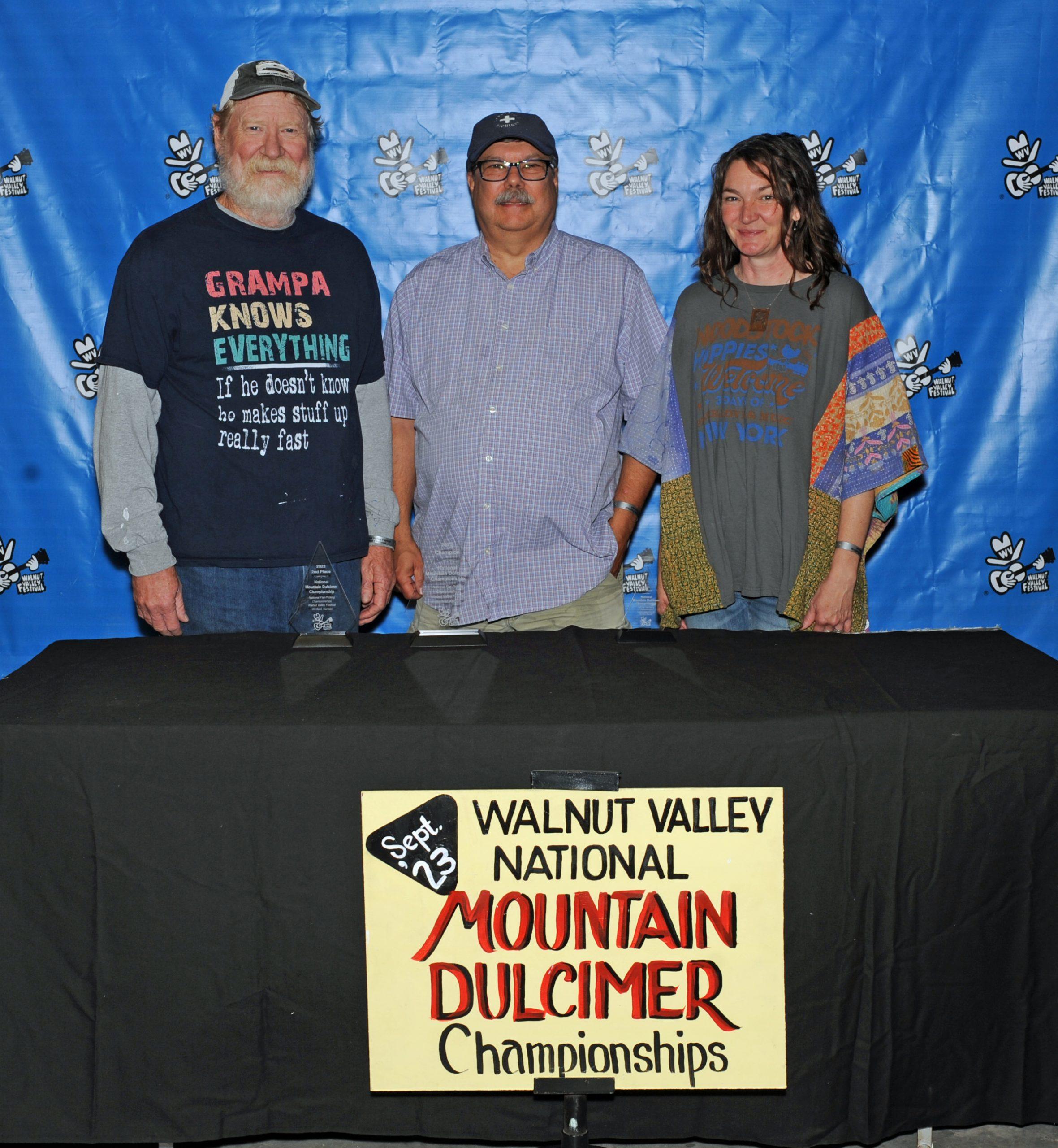 Pictured L-R:
Dana Hamilton, Arlington, TX (2nd Place),
David Wilson, Springfield, MO (1st Place),
Allison O’Shea, Nashville, IN (3rd Place)