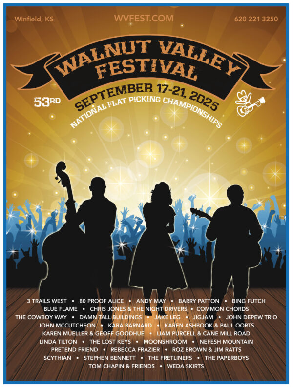 Festival Poster - 2025 - 53rd Walnut Valley Festival