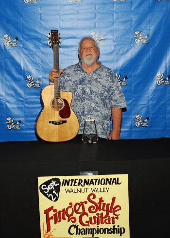 Jesse Smith, Champion,
2021 International Finger Style Guitar Championship, 
Back Stage Promo