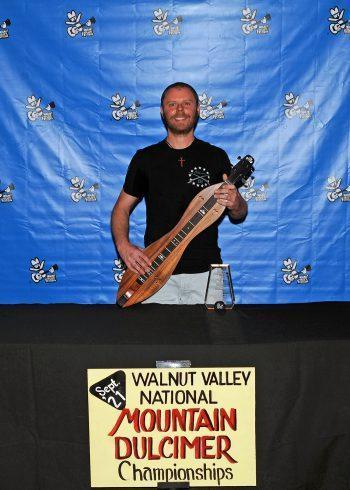 Jeff Hames, Champion, 
2021 Mountain Dulcimer Championship,
Back Stage Promo