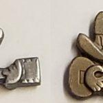 Fesity Pins, Pewter & Brass