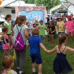 dancing during a music camp for kids