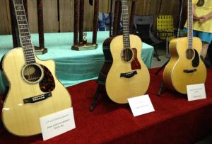 Prize Guitars at the Walnut Valley Festival