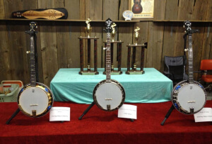 Prize Banjos at the Walnut Valley Festival