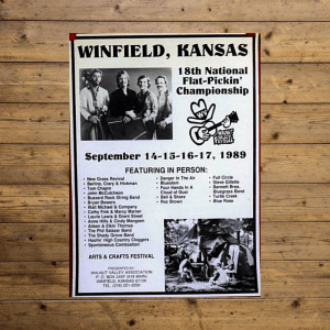 Walnut Valley Festival Poster - 1989