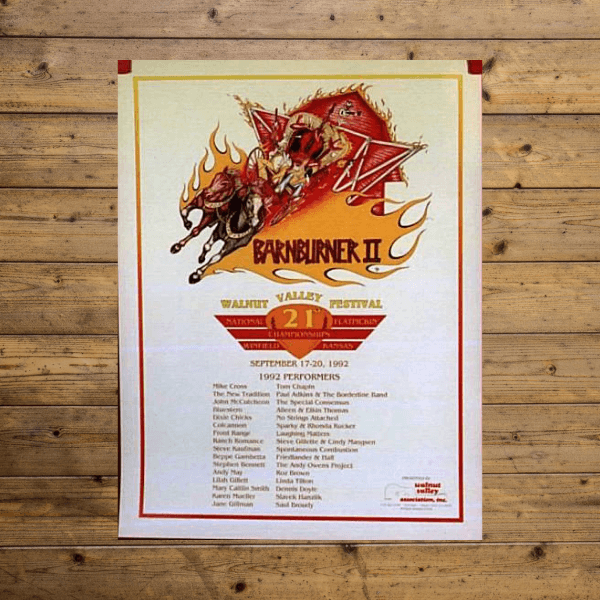 Walnut Valley Festival Poster - 1992