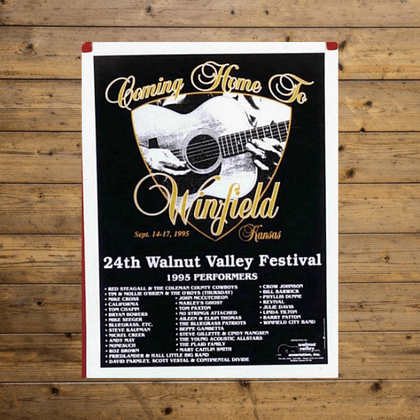 Walnut Valley Festival Poster - 1995