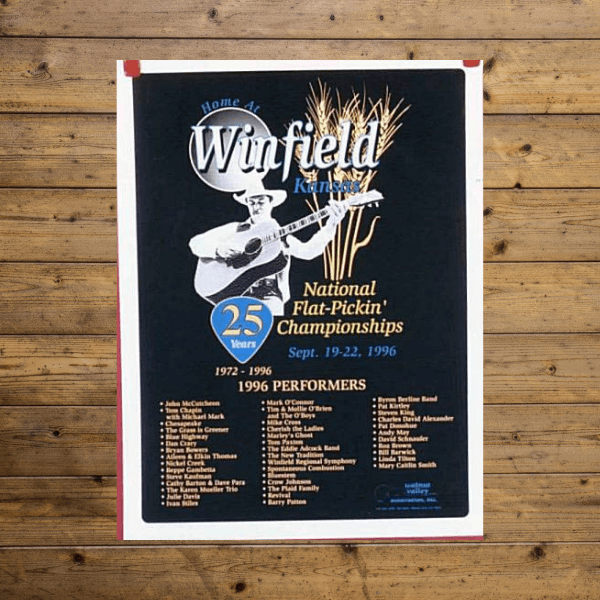 Walnut Valley Festival Poster - 1996