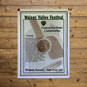 Walnut Valley Festival Poster - 1998