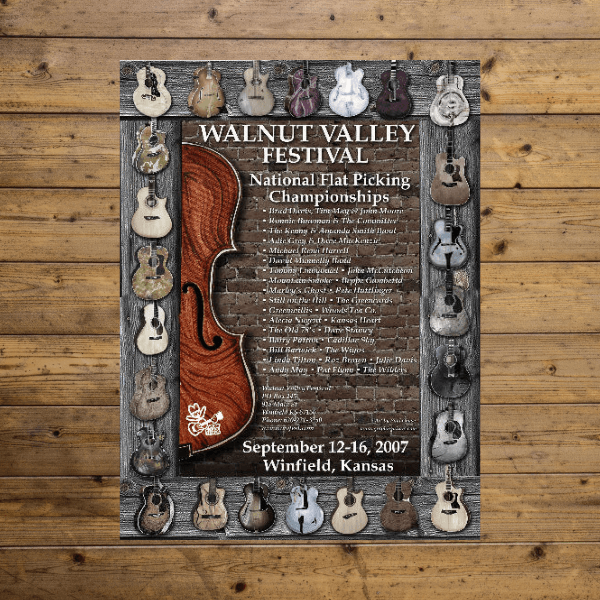 Walnut Valley Festival Poster - 2007