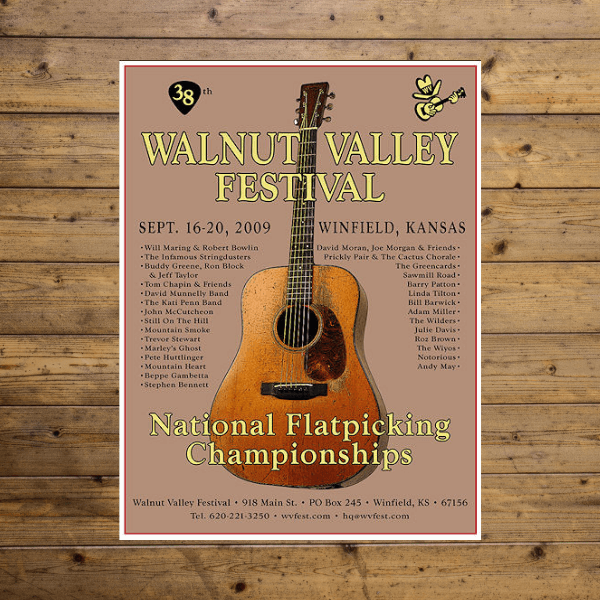 Walnut Valley Festival Poster - 2009