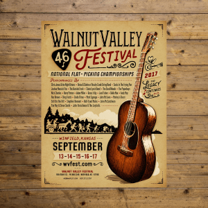 Walnut Valley Festival Poster - 2017
