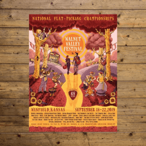 Festival Poster - 2019 - 48th Walnut Valley Festival
